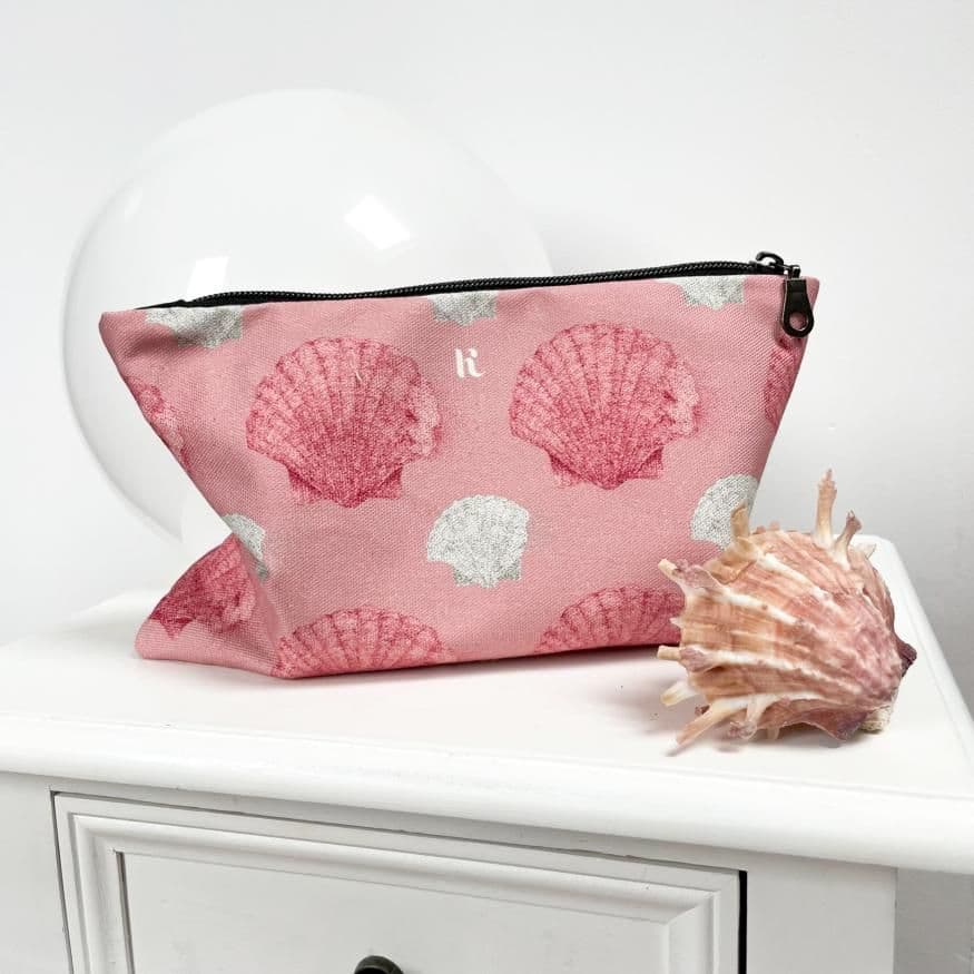 Scallop Shell Makeup Bag