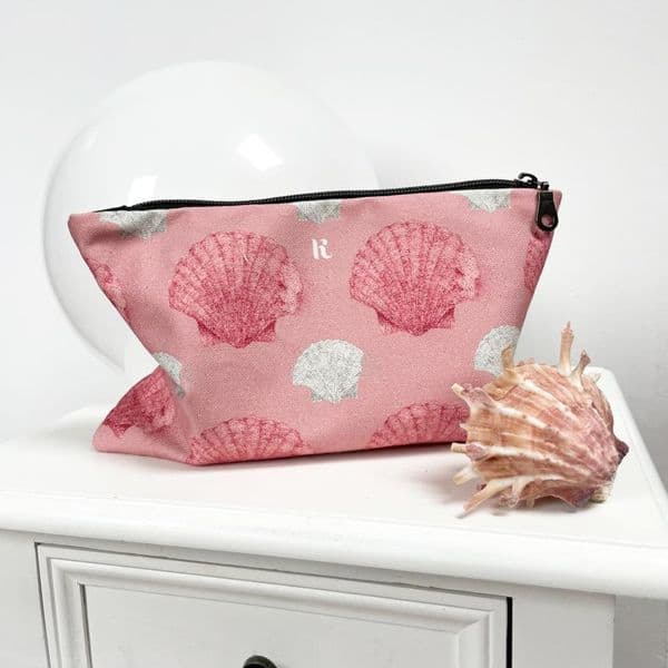 Scallop Shell Makeup Bag | Cosmetics Bag | Travel Pouch | Kelsey Emblow