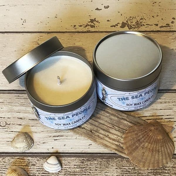 Sea Breeze Candle Tin | Soy Wax Candle