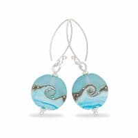 Sea Breeze Glass Earrings | Glass Jewellery | Julie Fountain