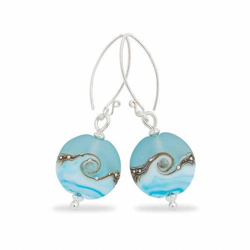 Sea Breeze Glass Earrings