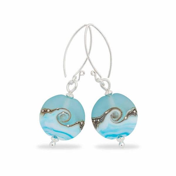 Sea Breeze Glass Earrings | Glass Jewellery | Julie Fountain