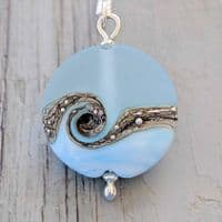 Sea Breeze Round Pendant Necklace | Julie Fountain