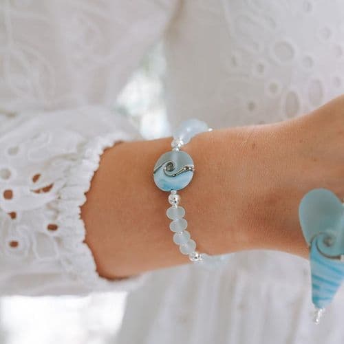 Sea Breeze Silver Fish Bracelet