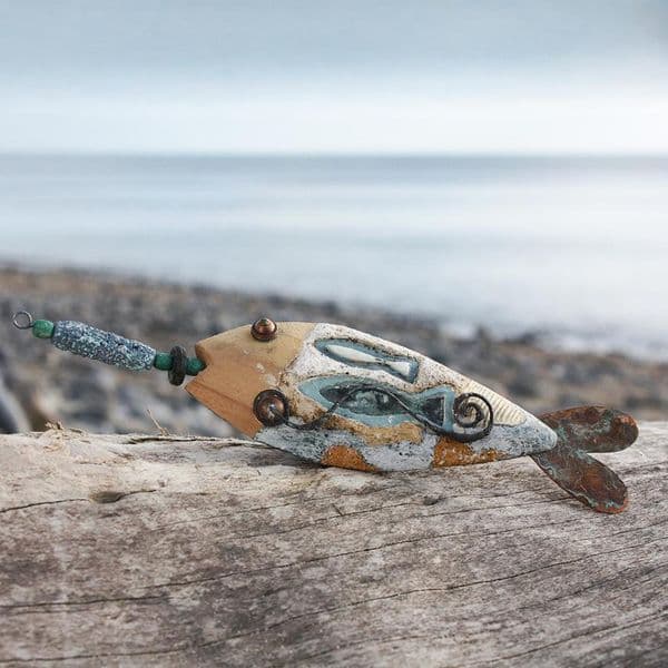 Sea Foam - Fish Art Sculpture | Coastal Art Work | Laurence Henry