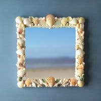 Sea Garden Seashell Mirror | Wall Mirror | Seashell Mirror