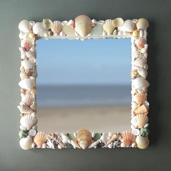 Sea Garden Seashell Mirror | Wall Mirror | Seashell Mirror