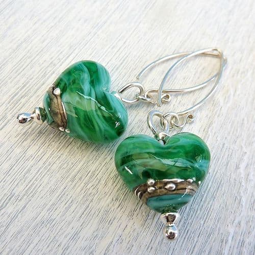 Sea Heart Earrings