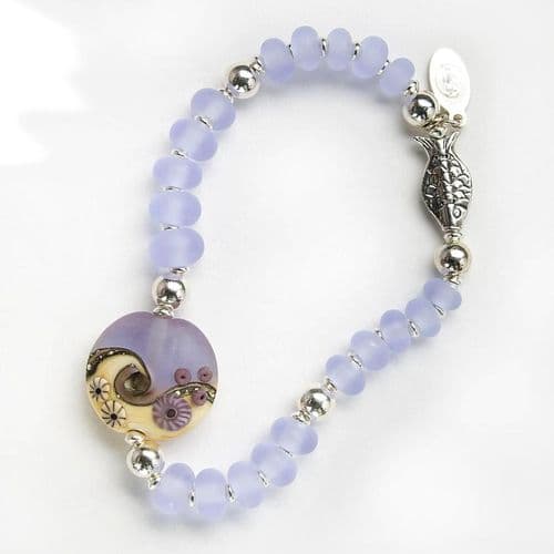 Sea Mist Silver Fish Bracelet