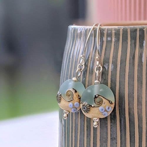 Sea Spray Glass Earrings