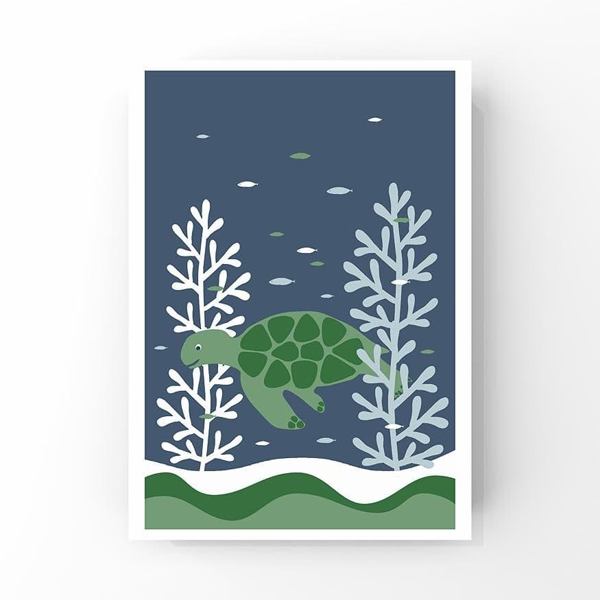 Sea Turtle – A4 Print