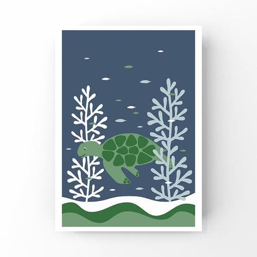 Sea Turtle – A4 Print