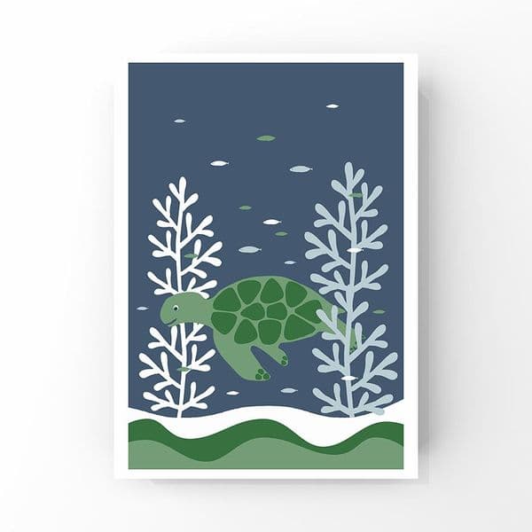 Sea Turtle | A4 Print by Jo Thearle