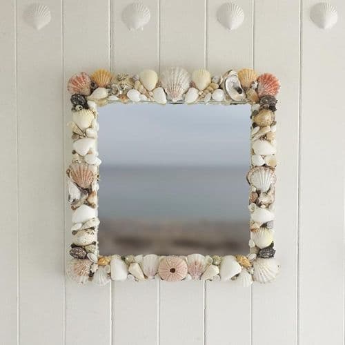 Sea Urchin Shell Mirror