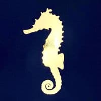 Seahorse Gold Foil Print | Metallic Art Print | Nichol Foster