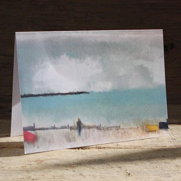 Seasalter Beach| Coastal Card | Nick Kelly