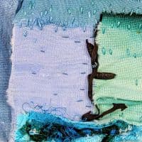 Seascape Window | Textile Art | Coastal Artwork | Lucinda Button