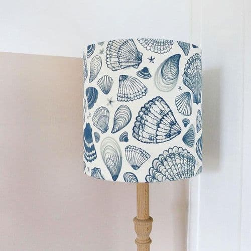 Seashells - Linen Lampshade