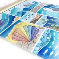 Seaside Print| Art Print | Louise Stocker