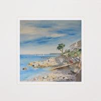 Seaview Beach, Isle of Wight | Art Print | Becky Samuelson