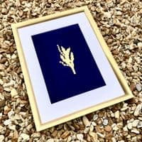 Seaweed Gold Foil Print | Metallic Art Print | Nichol Foster