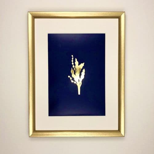 Seaweed - Gold Foil Art Print