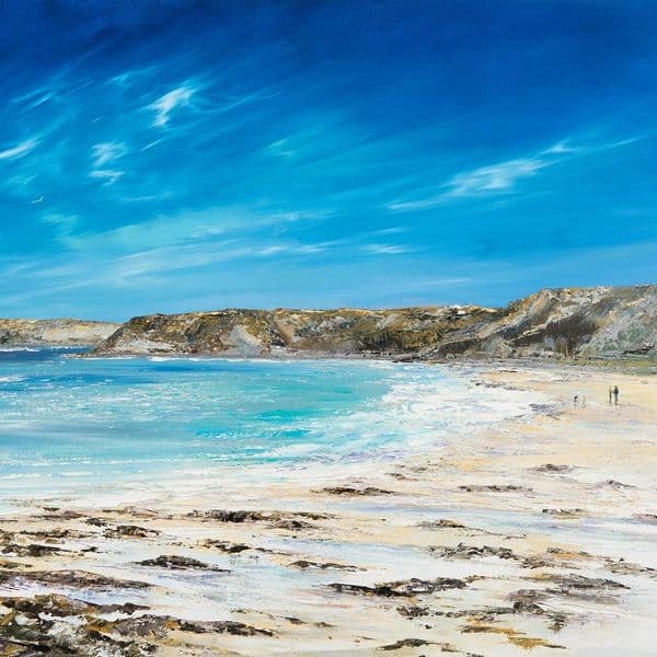 Sennen Cove & Cape Cornwall | Art Print | Gail Morris