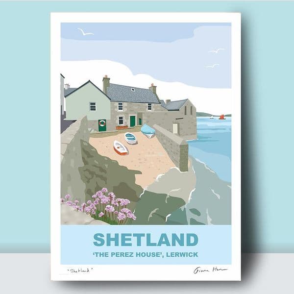 Shetland, Scotland | Coastal Art Print | Fiona Horan