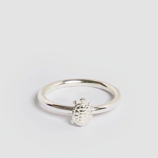 Silver Baby Turtle Ring |Silver Jewellery | Sarah Adams