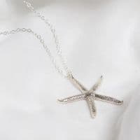 Silver Maxi Starfish Necklace | Sarah Adams