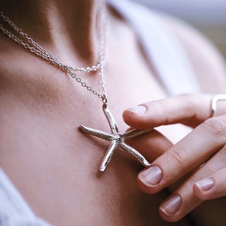 Silver Maxi Starfish Necklace