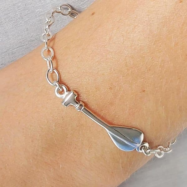 Silver Paddle Bracelet | Selkie Jewellery
