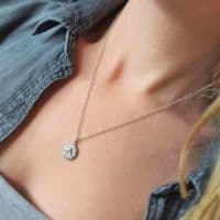 Silver Wave Pendant Necklace | Selkie Jewellery