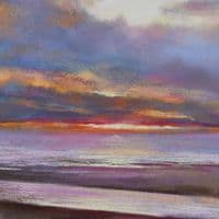Sitting Listening to the Sea | Fine Art Print | Nel Whatmore