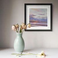 Sitting Listening to the Sea | Fine Art Print | Nel Whatmore