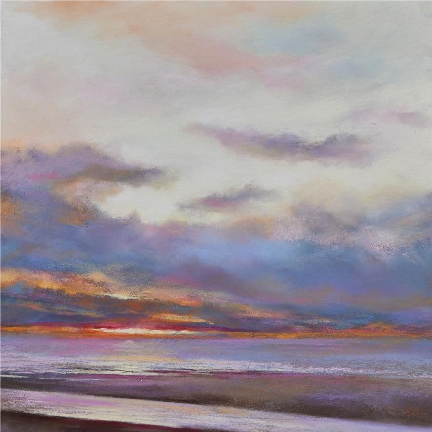 Sitting Listening to the Sea - Fine Art Print