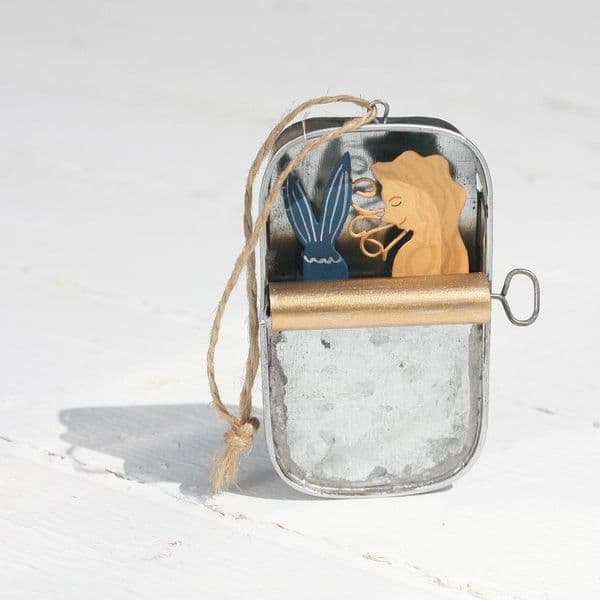 Sleeping Mermaid in a Tin