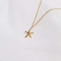 Small Starfish Necklace | Silver Necklace | Sarah Adams