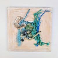 Splish | Textile Art |  Coastal Artwork | Lucinda Button