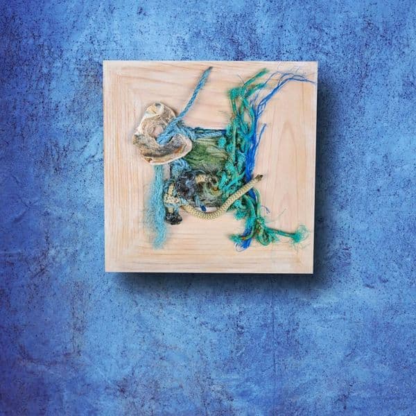 Splish | Textile Art |  Coastal Artwork | Lucinda Button