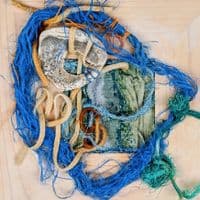 Splosh | Textile Art |  Coastal Artwork | Lucinda Button