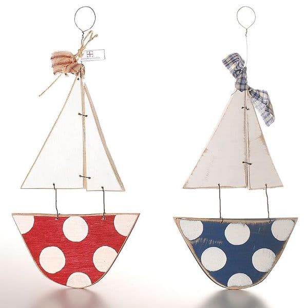 Spotty Sail Boat | Model Boats | Coastal Style