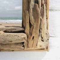 Square Driftwood Mirror No 5 | Wall Mirror | Coastal Mirror