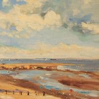 St Helens Beach, Isle of Wight | Art Print | Becky Samuelson