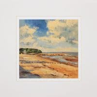 St Helens Beach, Isle of Wight | Art Print | Becky Samuelson