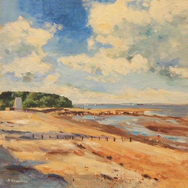 St Helens Beach, Isle of Wight | Art Print | Becky Samuelson