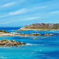 St Martins, Great Bay to White Island | Art Print | Gail Morris