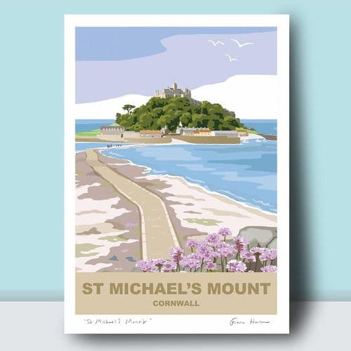 St Michael’s Mount, Cornwall - Art Print
