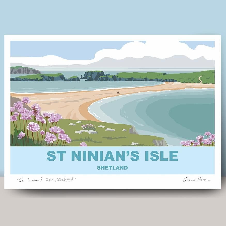 St Ninian’s Isle, Shetland - Art Print