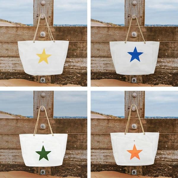 Star Beach Bag | Recycled Sailcloth Bags